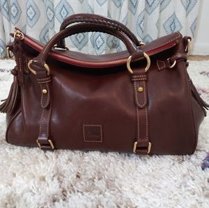 Large Dooney & Bourke Florentine Vachetta Satchel